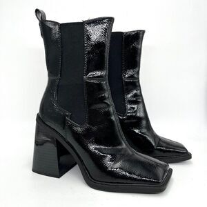 Circus by Sam Edelman Black Chunky Ankle Boots with Heel - Size 7.5M